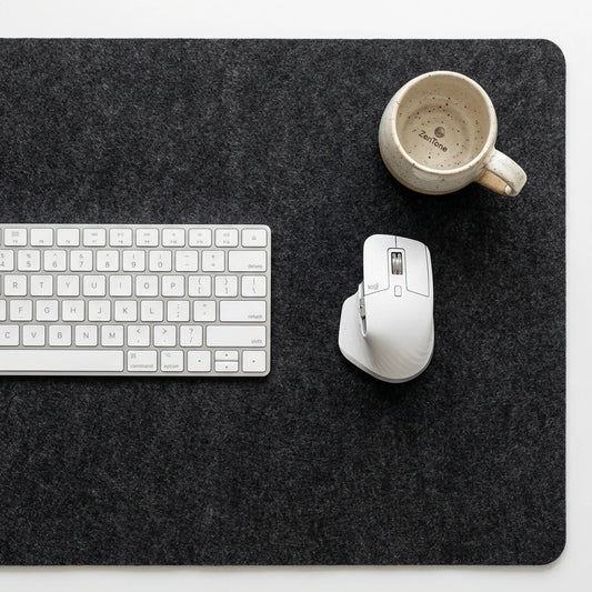 ZenTone Smooth Desk Mat Hero (Cozy Setup)